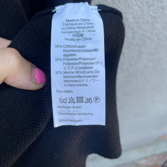 ❌SOLD❌ J. Crew Juliette collarless sweater-blazer in Black - Picture 8 of 8